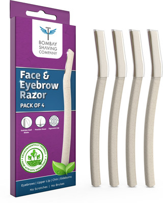 45% OFF on BOMBAY SHAVING COMPANY Eyebrow & Face Razor For Easy Facial Hair Removal At Home (Pack of 4)(Pack of 4) 45% OFF on BOMBAY SHAVING COMPANY Eyebrow & Face Razor For Easy Facial Hair Removal At Home (Pack of 4)(Pack of 4)