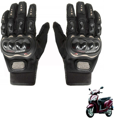 KOZDIKO PRO BIKER GLOVES FOR HONDA AVIATOR Riding Gloves(Black)