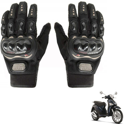 KOZDIKO PRO BIKER GLOVES FOR VESPA LIBERTY Riding Gloves(Black)