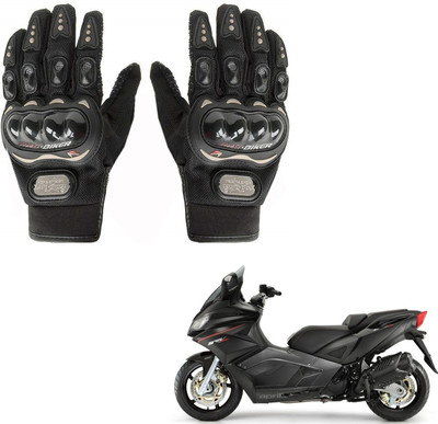 KOZDIKO PRO BIKER GLOVES FOR APRILIA SRV850 Riding Gloves(Black)