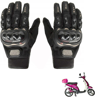 KOZDIKO PRO BIKER GLOVES FOR AVON E-LITE Riding Gloves(Black)