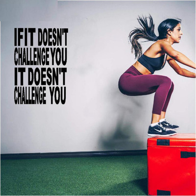 DICTON HUB 59 cm Motivation Removable Sticker(Pack of 1)