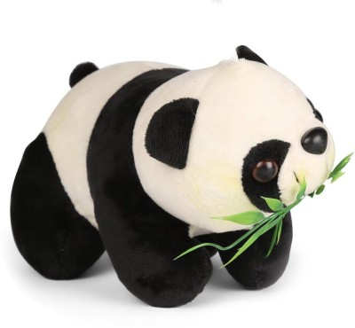 Tickles Panda With Leaves155  - 26 cm(Black, White)