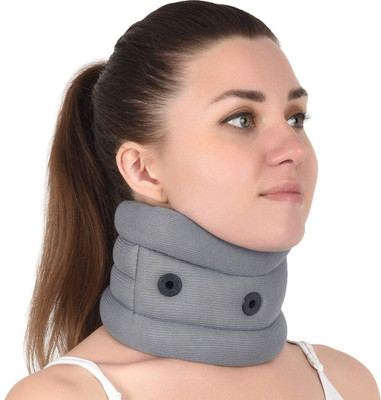 NUBICO Soft Cervical Collar with Neck Support (Blue,M) Neck Support(Blue)