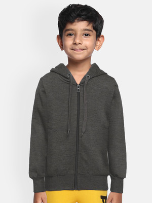 ADBUCKS Full Sleeve Solid Boys Sweatshirt