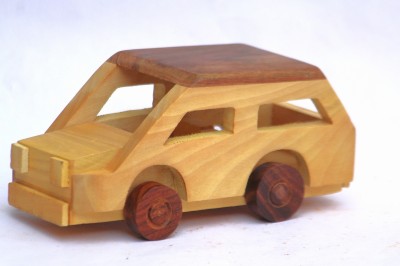 ROYAL ANTIQUE Wooden car toy | Toy car for kids | Vintage car showpiece fr=or living room and Home Decor | Gift item for kids and Decoration(Brown, Pack of: 1)