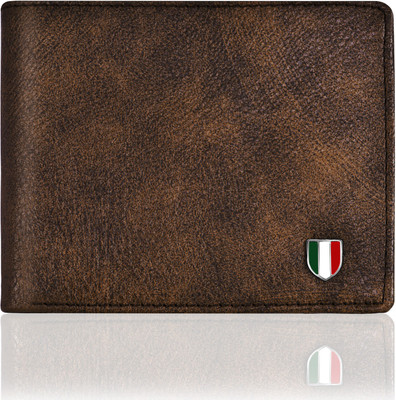 GIOVANNY Men Casual Brown Artificial Leather Wallet(3 Card Slots)