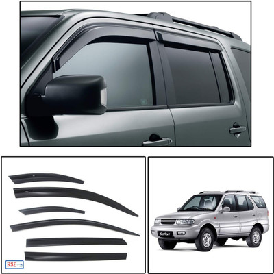 RSE For Front, Rear Wind Deflector(Tinted Tata Safari)