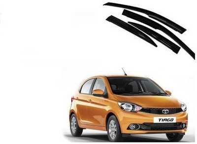 ASRAUTO For Front, Rear Wind Deflector(Tinted Tata Tiago)