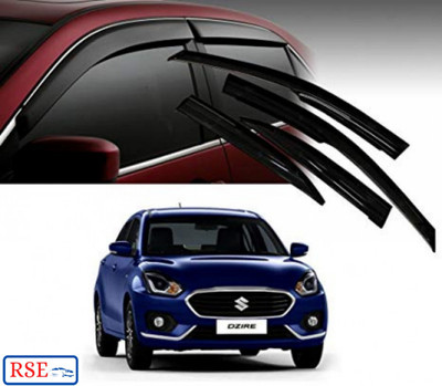 RSE For Front, Rear Wind Deflector(Tinted Maruti Swift Dzire)