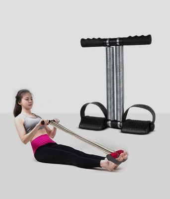 Shopeleven Single Spring Tummy Trimmer for Men & Women Home Workout Workout Ab Exerciser(Black)