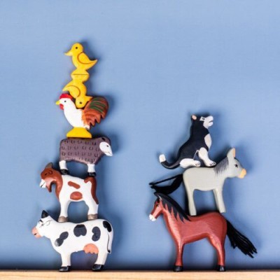 Taruh Wooden Farm Animal Set(Multicolor)