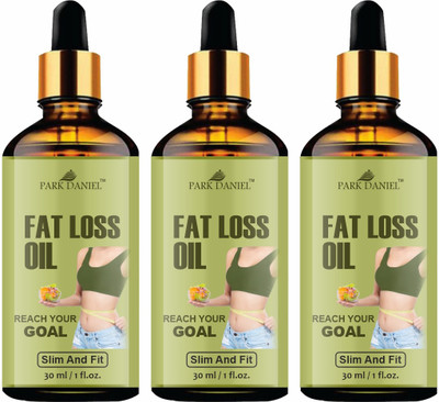 PARK DANIEL Fat Burner Fat loss fat go slimming weight loss body fitness oil Shaping Solution Shape Up Slimming Oil Combo pack of 3 bottles of 30 ml(90 ml)(90 ml)