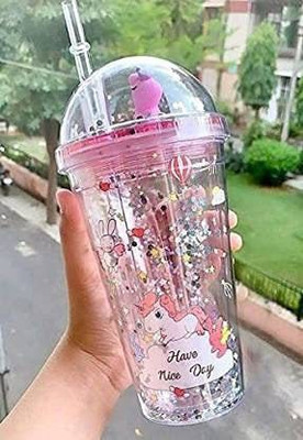 13House 500 ml Glass Sipper(Pack of 1, Multicolor)