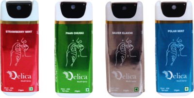 Qelica Instant Mouth Freshener Spray| Mouth Spray For fresh & perfect Breath Spray(40 g)