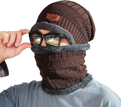 PinKit Solid Beanie Cap