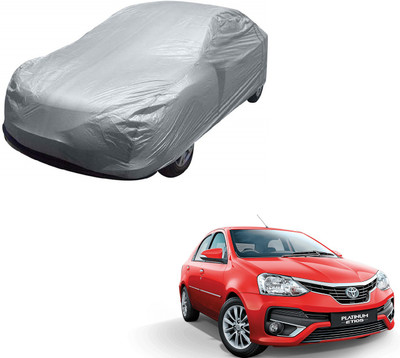 KOZDIKO Car Cover For Toyota Etios (Without Mirror Pockets)(Silver)