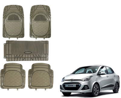 KOZDIKO PVC Standard Mat For  Hyundai Xcent(Yellow)
