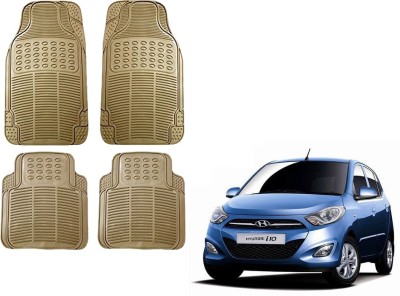 KOZDIKO Rubber Standard Mat For  Hyundai i10(Beige)