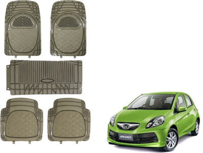 KOZDIKO PVC Standard Mat For  Honda Brio(Yellow)