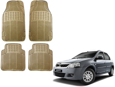 KOZDIKO Rubber Standard Mat For  Mahindra Verito(Beige)