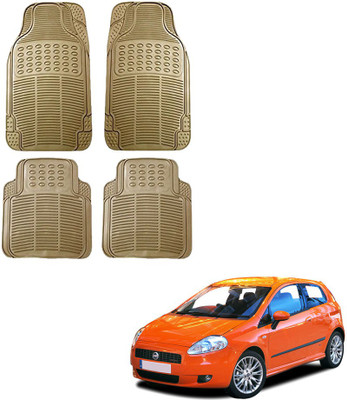 KOZDIKO Rubber Standard Mat For  Fiat Grand Punto(Beige)