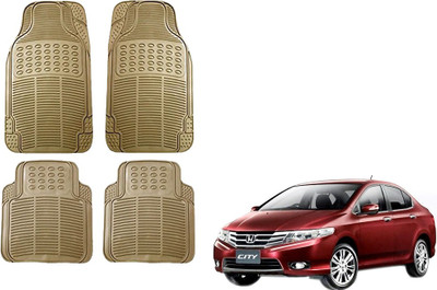 KOZDIKO Rubber Standard Mat For  Honda City i-Vtec(Beige)
