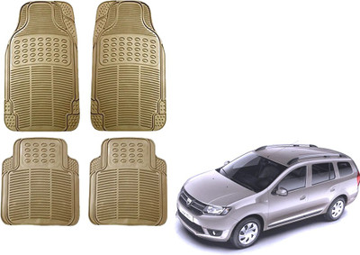 KOZDIKO Rubber Standard Mat For  Mahindra Logan(Beige)