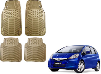 KOZDIKO Rubber Standard Mat For  Honda Jazz(Beige)