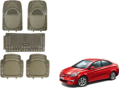 KOZDIKO PVC Standard Mat For  Hyundai Fluidic Verna 4S(Yellow)