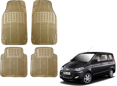 KOZDIKO Rubber Standard Mat For  Chevrolet Enjoy(Beige)