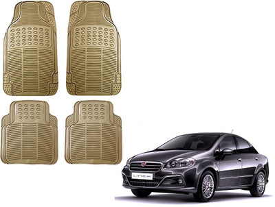 KOZDIKO Rubber Standard Mat For  Fiat Linea(Beige)