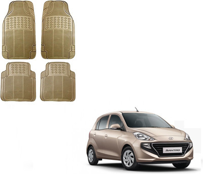 KOZDIKO Rubber Standard Mat For  Hyundai Santro(Beige)