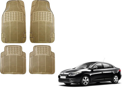 KOZDIKO Rubber Standard Mat For  Renault Fluence(Beige)