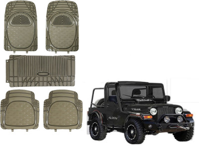 KOZDIKO PVC Standard Mat For  Mahindra Thar(Yellow)