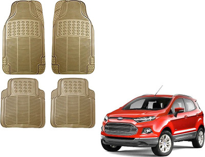 KOZDIKO Rubber Standard Mat For  Ford Ecosport(Beige)