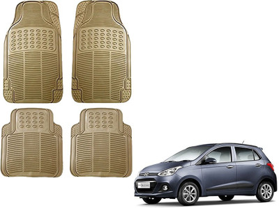 KOZDIKO Rubber Standard Mat For  Hyundai Grand i10(Beige)