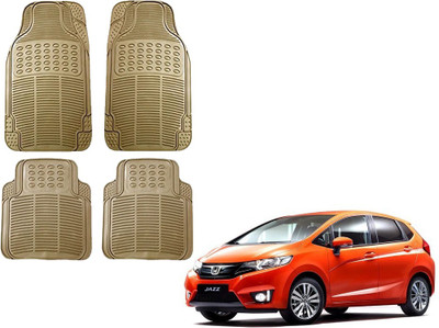 KOZDIKO Rubber Standard Mat For  Honda Jazz(Beige)