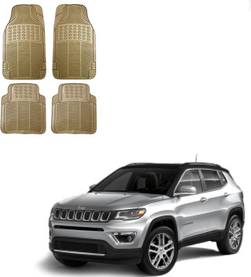 KOZDIKO Rubber Standard Mat For  Jeep Compass(Beige)