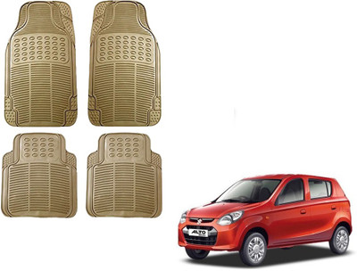 KOZDIKO Rubber Standard Mat For  Maruti Alto 800(Beige)