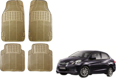KOZDIKO Rubber Standard Mat For  Honda Amaze(Beige)