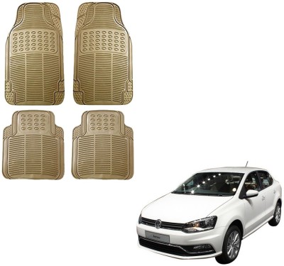 KOZDIKO Rubber Standard Mat For  Volkswagen Ameo(Beige)