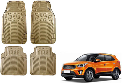 KOZDIKO Rubber Standard Mat For  Hyundai Creta(Beige)