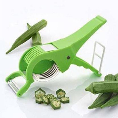 Fulkiza by FULKIZA 2 In One Cutter & Peeler Vegetable & Fruit Slicer Vegetable & Fruit Chopper(Pack Of 1)