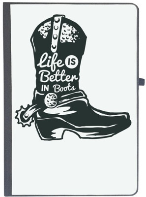 UDNAG Handcrafted Gift A5 Diary Ruled 80 Pages(White)