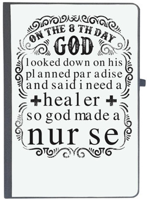 UDNAG Handcrafted Gift A5 Diary Ruled 80 Pages(Black)