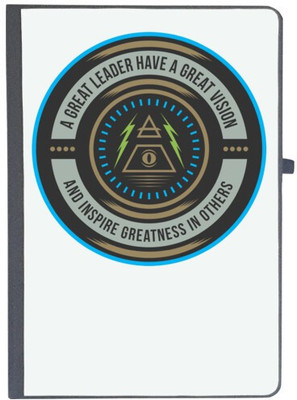 UDNAG Handcrafted Gift A5 Diary Ruled 80 Pages(White)