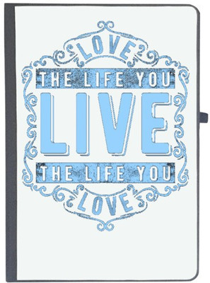 UDNAG Handcrafted Gift A5 Diary Ruled 80 Pages(White)