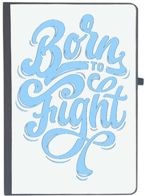UDNAG Handcrafted Gift A5 Diary Ruled 80 Pages(Blue, White)