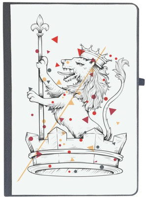 UDNAG Handcrafted Gift A5 Diary Ruled 80 Pages(White)